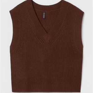H&M Brown Sweater Vest